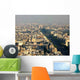 Aerial Arc Triomphe Paris Wall Decal
