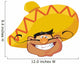 Mexican Face Wall Decal