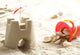 Sand Castle Beach Wall Decal Design 3