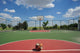 Basketball Field Wall Decal