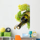 Wine Bottle Grape Vine Wall Decal