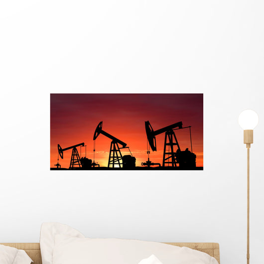 Oil Pump Wall Decal