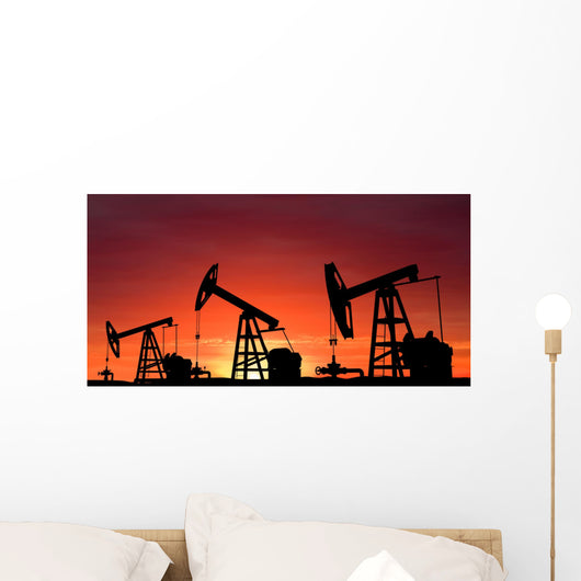 Oil Pump Wall Decal