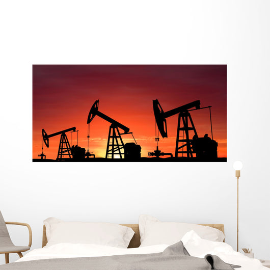 Oil Pump Wall Decal