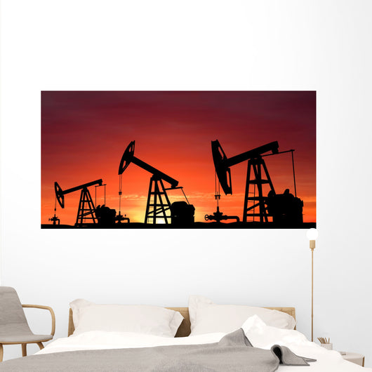 Oil Pump Wall Decal