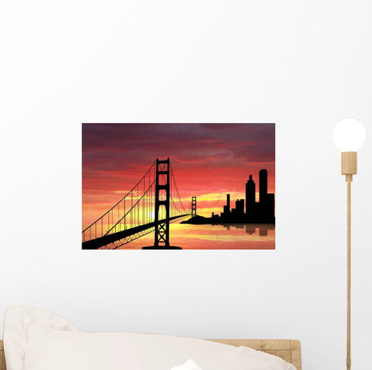 Golden Gate Bridge Wall Decal Design 4