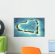 Aerial Heart-shaped Island Wall Decal