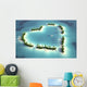 Aerial Heart-shaped Island Wall Decal