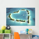 Aerial Heart-shaped Island Wall Decal