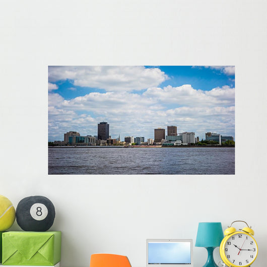 Baton Rouge Downtown Skyline Wall Decal