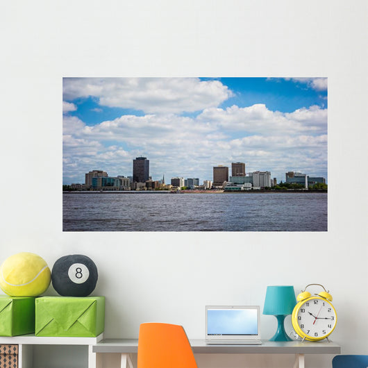 Baton Rouge Downtown Skyline Wall Decal
