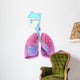 Respiratory System Anatomy Wall Decal