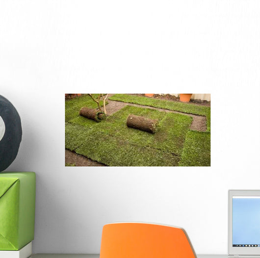 Laying Turf Wall Decal
