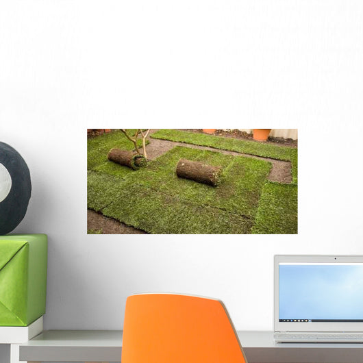 Laying Turf Wall Decal