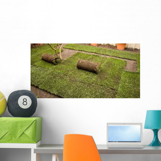 Laying Turf Wall Decal