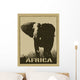 African Poster Wall Decal