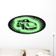 Car with Starburst Wall Decal