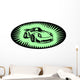 Car with Starburst Wall Decal