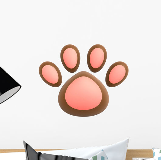Cute Pet Paw Wall Decal