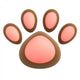 Cute Pet Paw Wall Decal