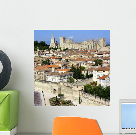 Avignon from Heaven Wall Decal