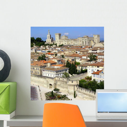 Avignon from Heaven Wall Decal