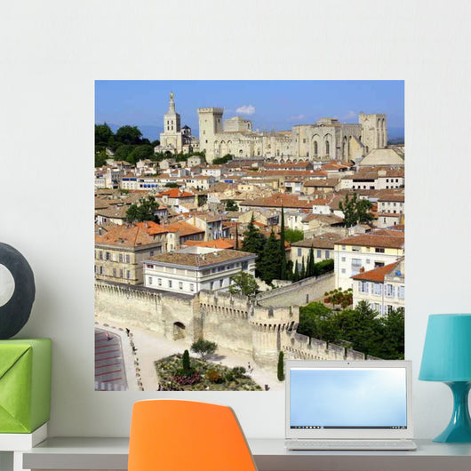 Avignon from Heaven Wall Decal