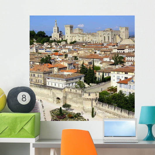 Avignon from Heaven Wall Decal