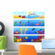 Ocean Banners with Tropical Wall Decal
