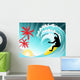 Surfing Wall Decal