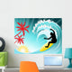 Surfing Wall Decal