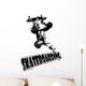 Skateboarding Wall Decal