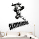 Skateboarding Wall Decal