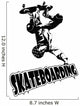 Skateboarding Wall Decal