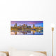 Panorama Downtown Pittsburgh Twilight Wall Decal