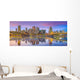 Panorama Downtown Pittsburgh Twilight Wall Decal