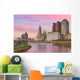 Downtown Columbus Ohio Evening Skyline Wall Decal