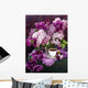 Cup Coffee and Bouquet Wall Decal