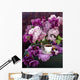 Cup Coffee and Bouquet Wall Decal