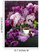 Cup Coffee and Bouquet Wall Decal