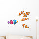 Singled out Clown Fish Wall Decal Sticker Set