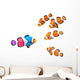 Singled out Clown Fish Wall Decal Sticker Set