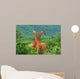 Fight Two Giraffes Wall Decal