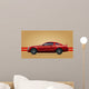 Red Sports Car Wall Decal