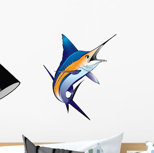 Marlin Swordfish Wall Decal
