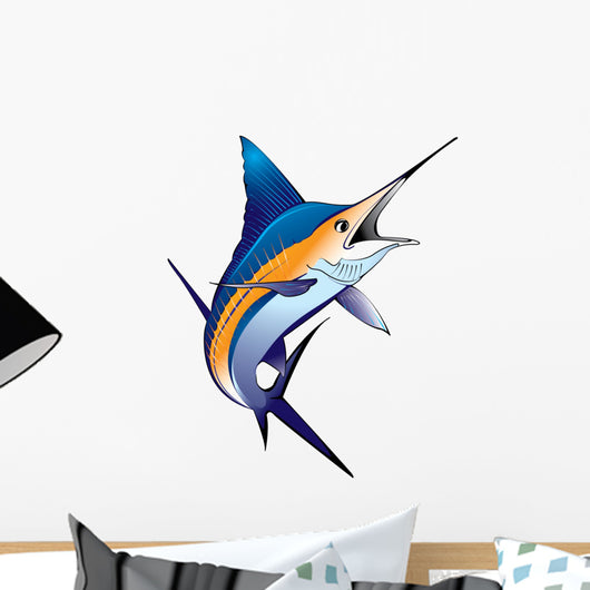 Marlin Swordfish Wall Decal