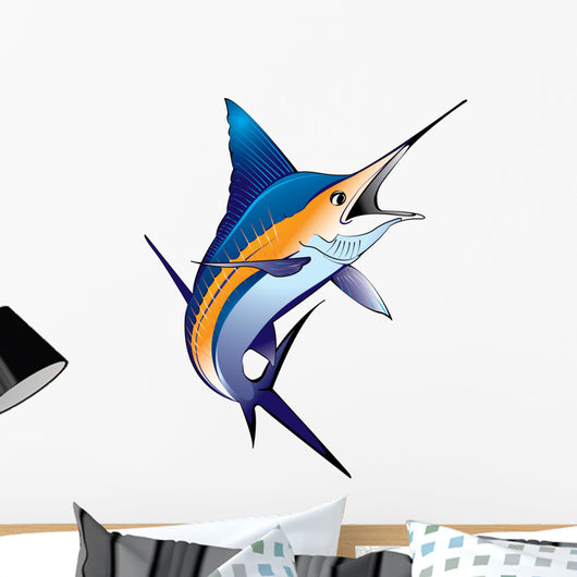 Marlin Swordfish Wall Decal