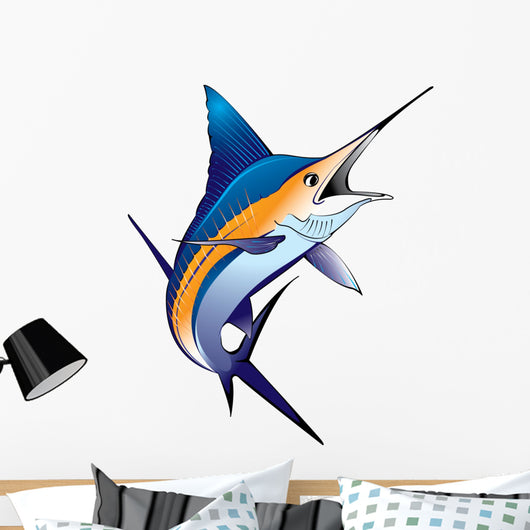 Marlin Swordfish Wall Decal