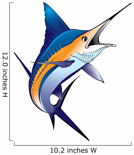 Marlin Swordfish Wall Decal