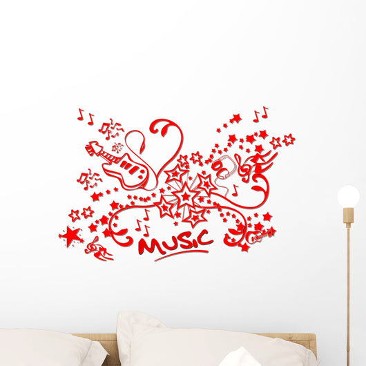 Music Wall Decal Design 1